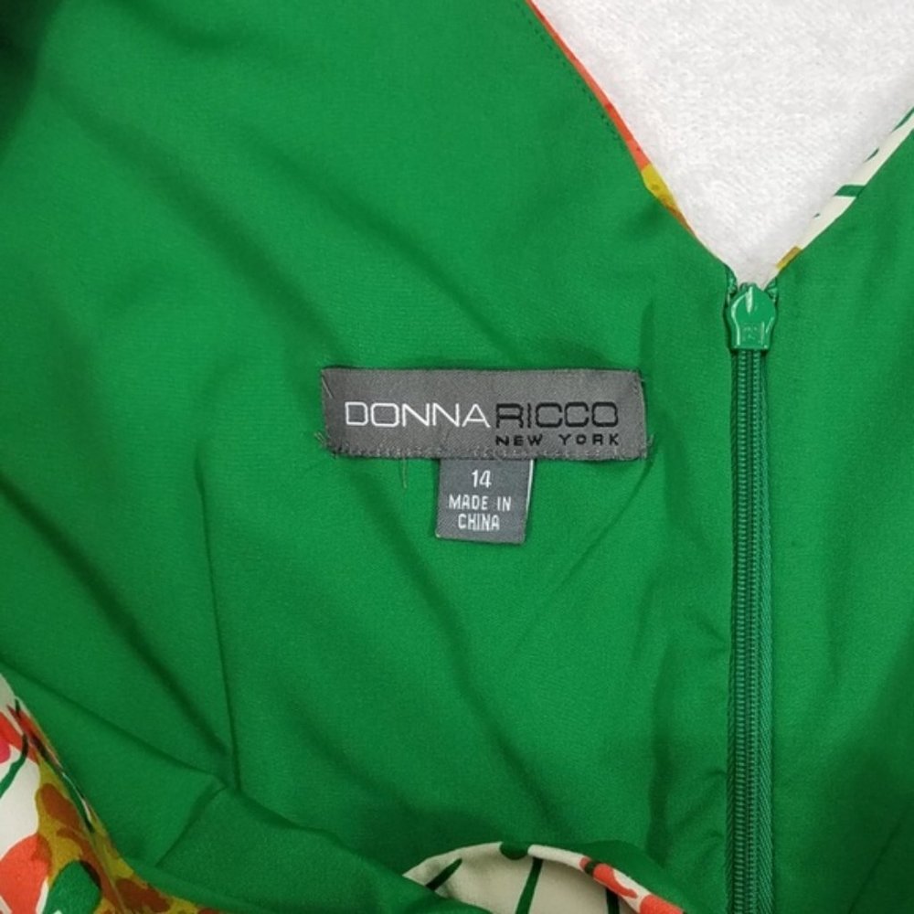 Donna Ricco Cotton Sleeveless Summer Dress - Picture 5 of 5